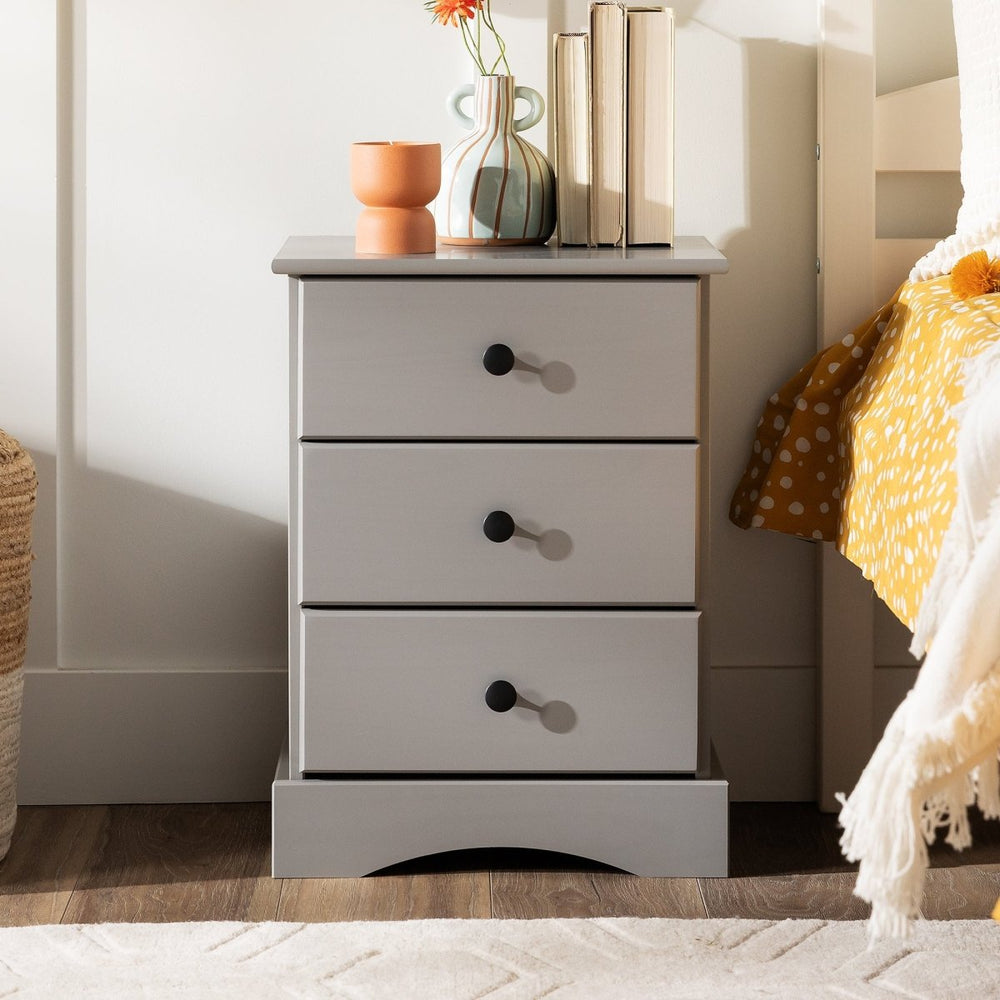 Walker Edison Ben 3-Drawer Nightstand - lily & onyx