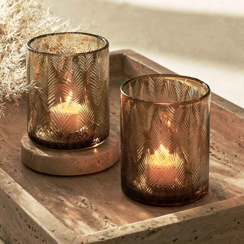 texxture Biltmore™ Glass Candleholder, Set Of 2 - lily & onyx