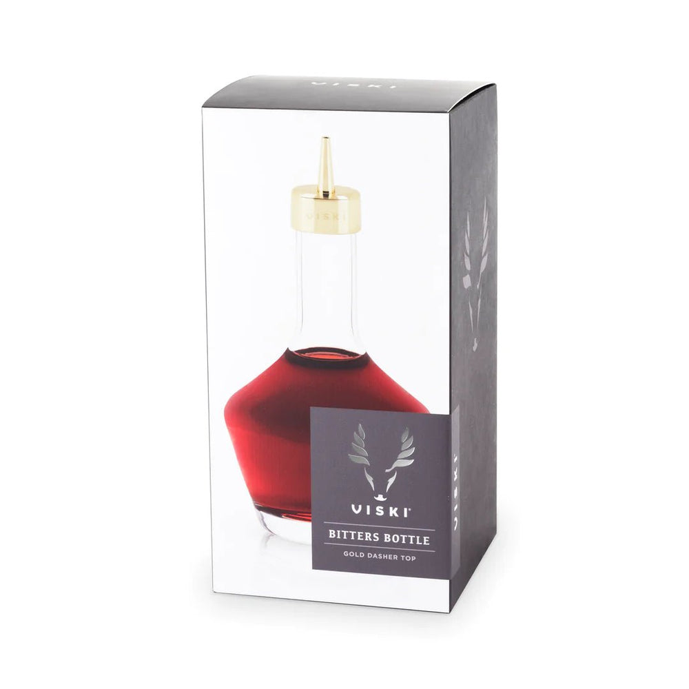 
                      
                        Viski Bitters Bottle With Gold Dasher Top - lily & onyx
                      
                    