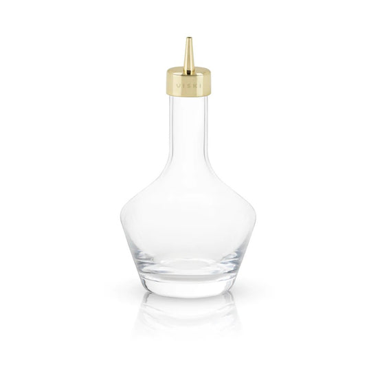 Viski Bitters Bottle With Gold Dasher Top - lily & onyx