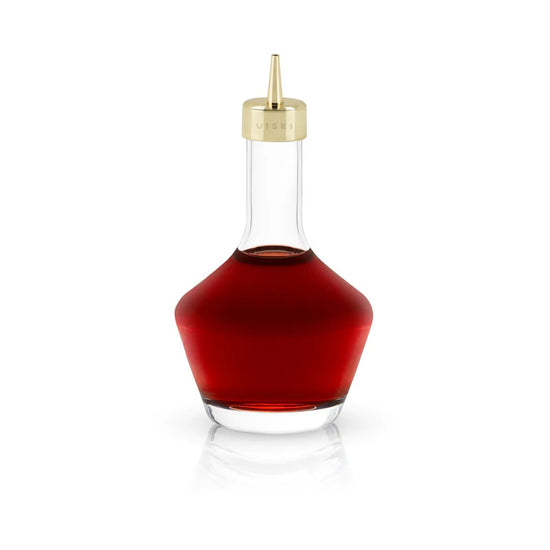 Viski Bitters Bottle With Gold Dasher Top - lily & onyx