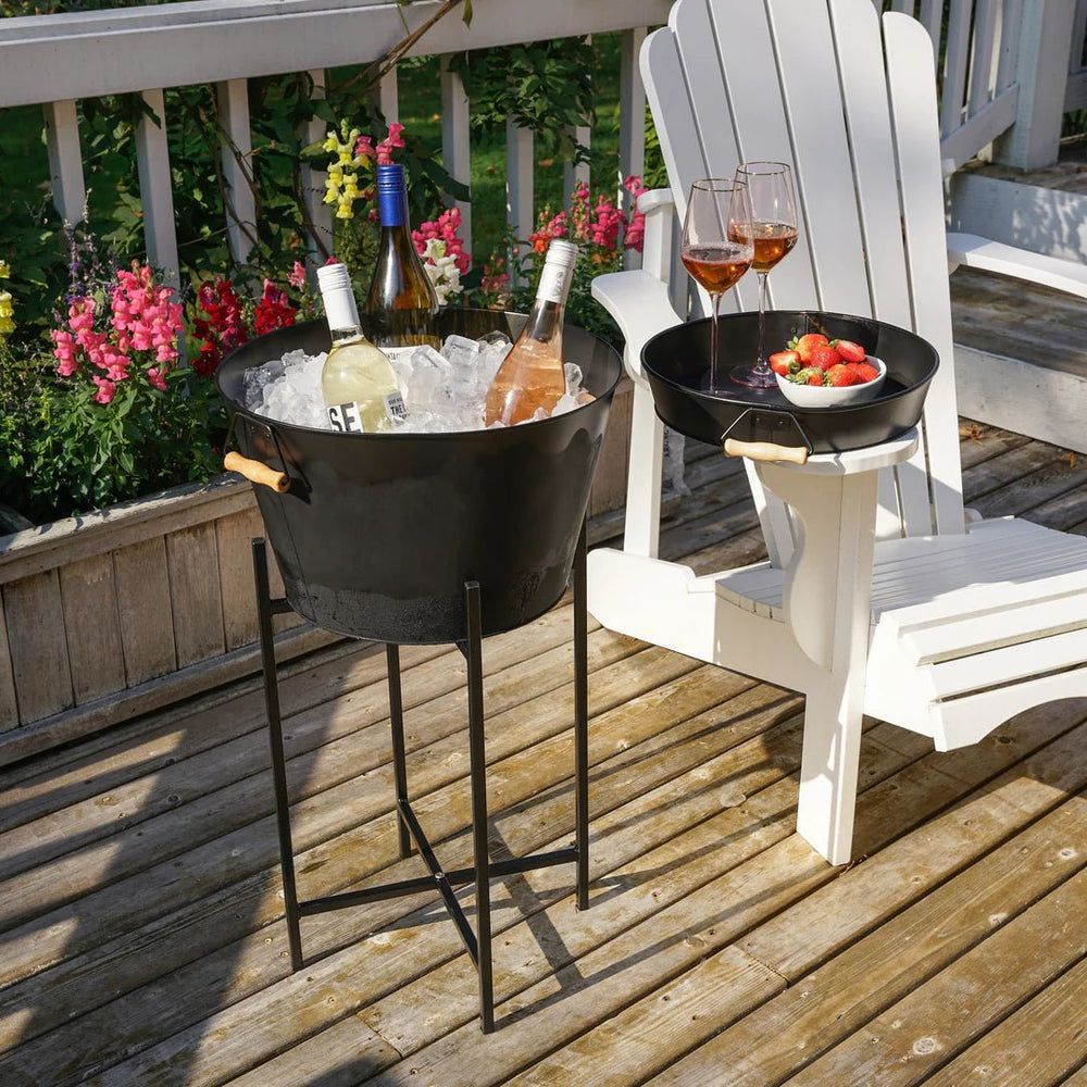 
                      
                        Twine Living Black Beverage Tub with Stand & Tray - lily & onyx
                      
                    
