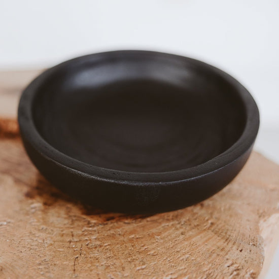 Sweet Water Decor Black Decorative Wood Bowl - lily & onyx