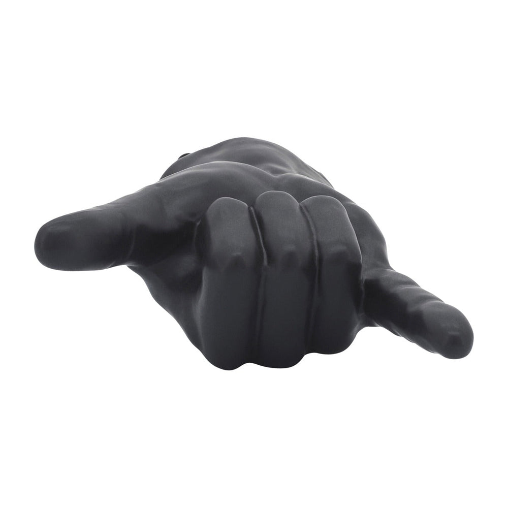 
                      
                        Sagebrook Home Black Hang Loose Ceramic Hand Figurine, 7" - lily & onyx
                      
                    