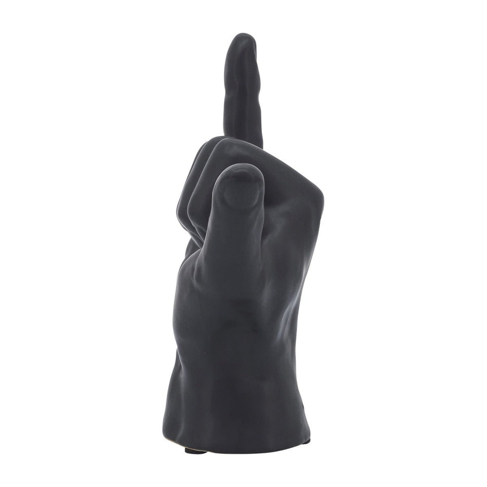 
                      
                        Sagebrook Home Black Hang Loose Ceramic Hand Figurine, 7" - lily & onyx
                      
                    