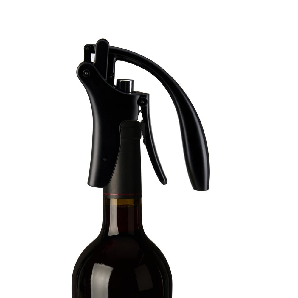 TRUE Black Lever Stainless Steel Corkscrew - lily & onyx
