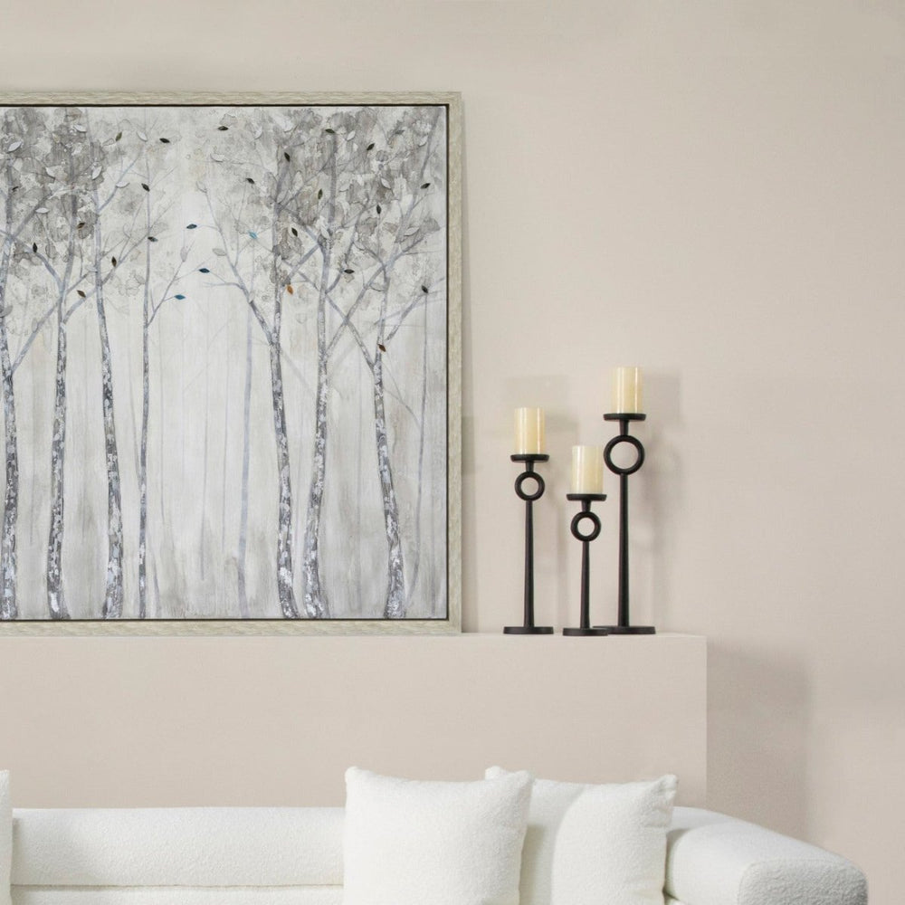 
                      
                        lily & onyx Black Metal Candle Holder with Circle Design - lily & onyx
                      
                    
