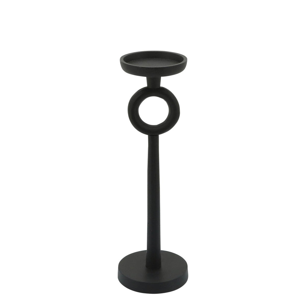 
                      
                        lily & onyx Black Metal Candle Holder with Circle Design - lily & onyx
                      
                    