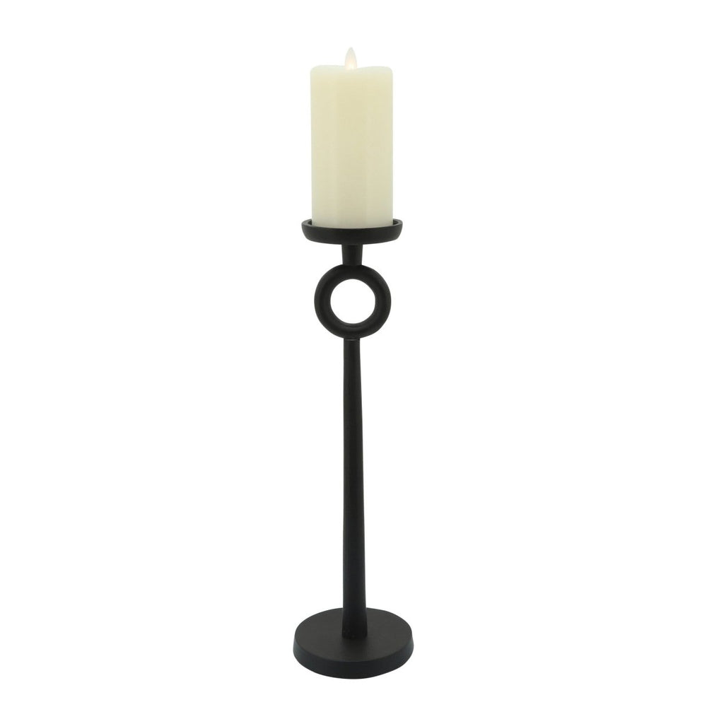 
                      
                        lily & onyx Black Metal Candle Holder with Circle Design - lily & onyx
                      
                    