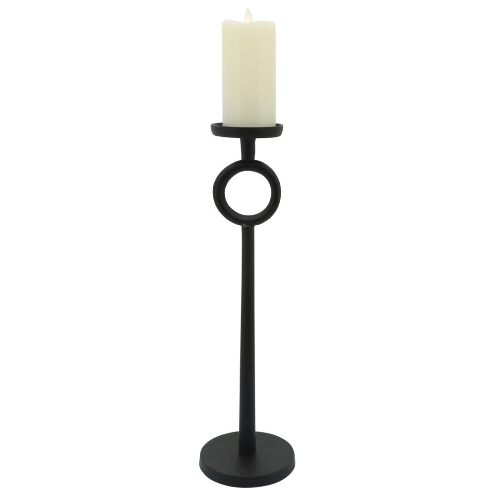 
                      
                        lily & onyx Black Metal Candle Holder with Circle Design - lily & onyx
                      
                    