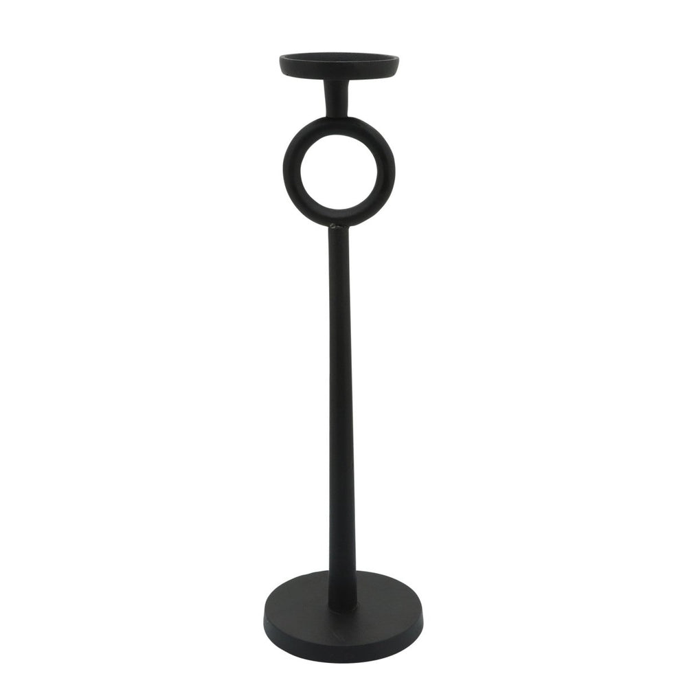 
                      
                        lily & onyx Black Metal Candle Holder with Circle Design - lily & onyx
                      
                    