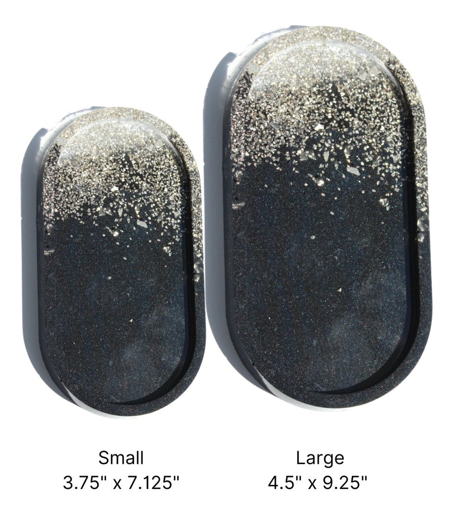 
                      
                        esselleSF Black Onyx Crushed Glass Vanity Tray - lily & onyx
                      
                    