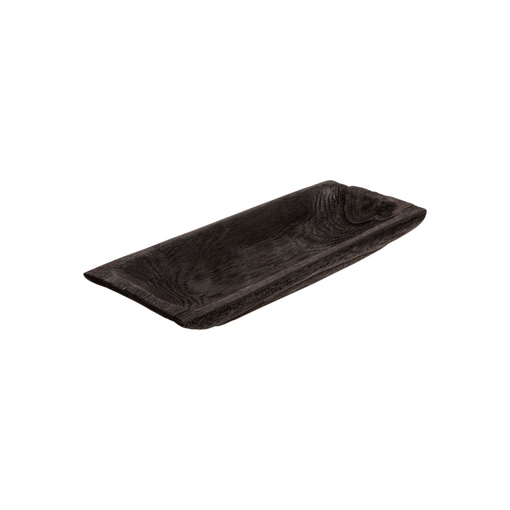 
                      
                        Sagebrook Home Black Paulownia Wood Curved Rectangular Tray, Set of 2 - 15" - lily & onyx
                      
                    