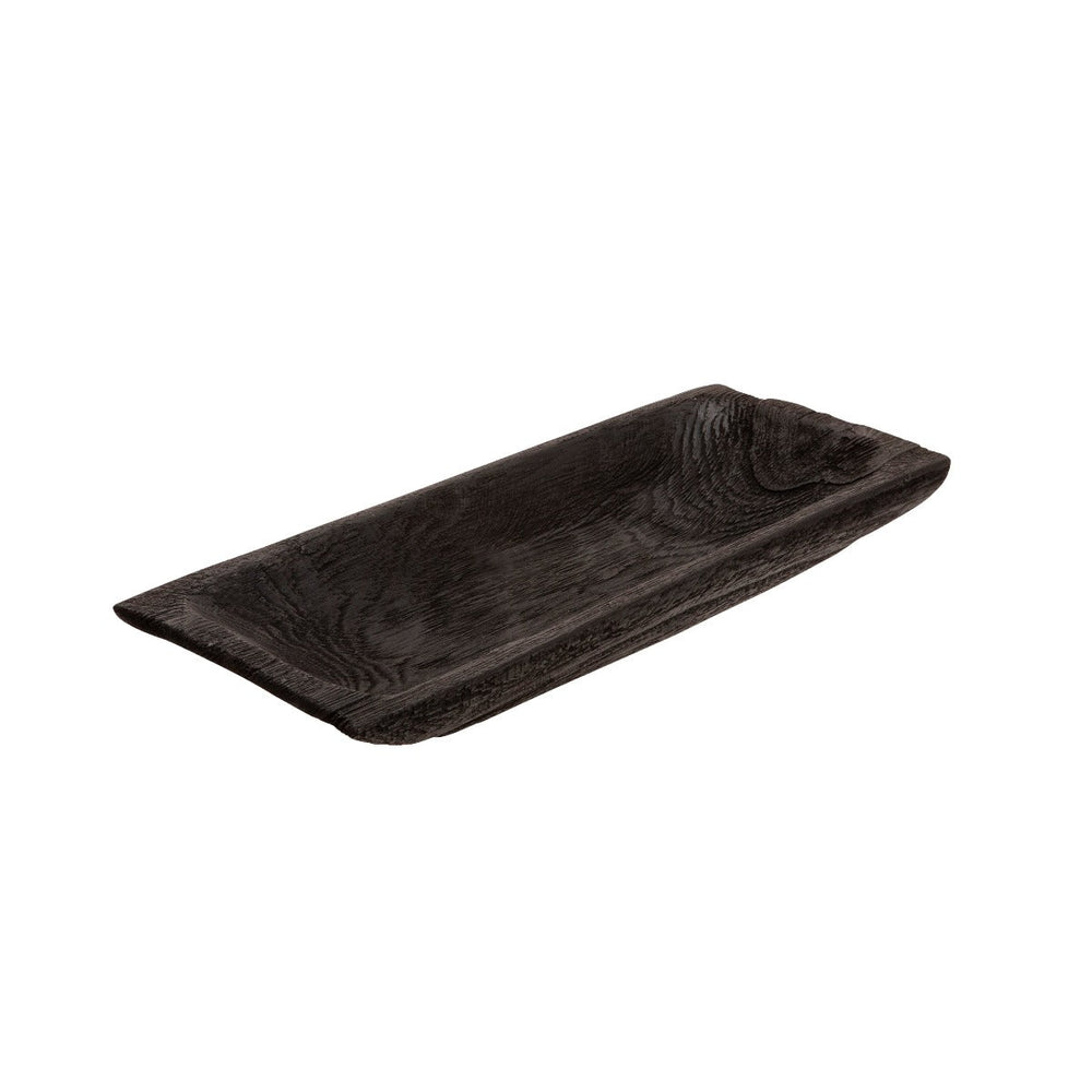 
                      
                        Sagebrook Home Black Paulownia Wood Curved Rectangular Tray, Set of 2 - 15" - lily & onyx
                      
                    