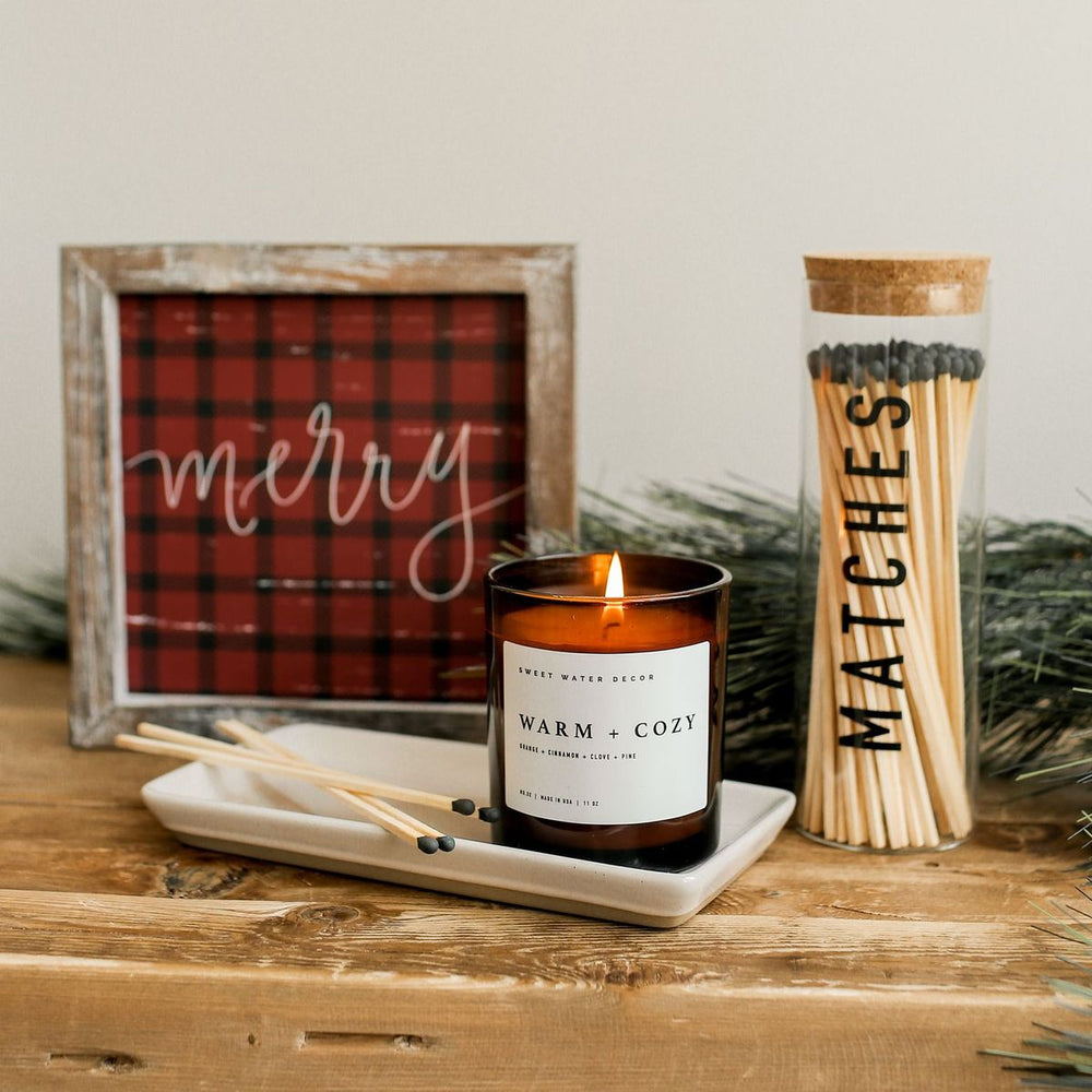
                      
                        Sweet Water Decor Black Tip Hearth Matches - 80 Count, 7" - lily & onyx
                      
                    