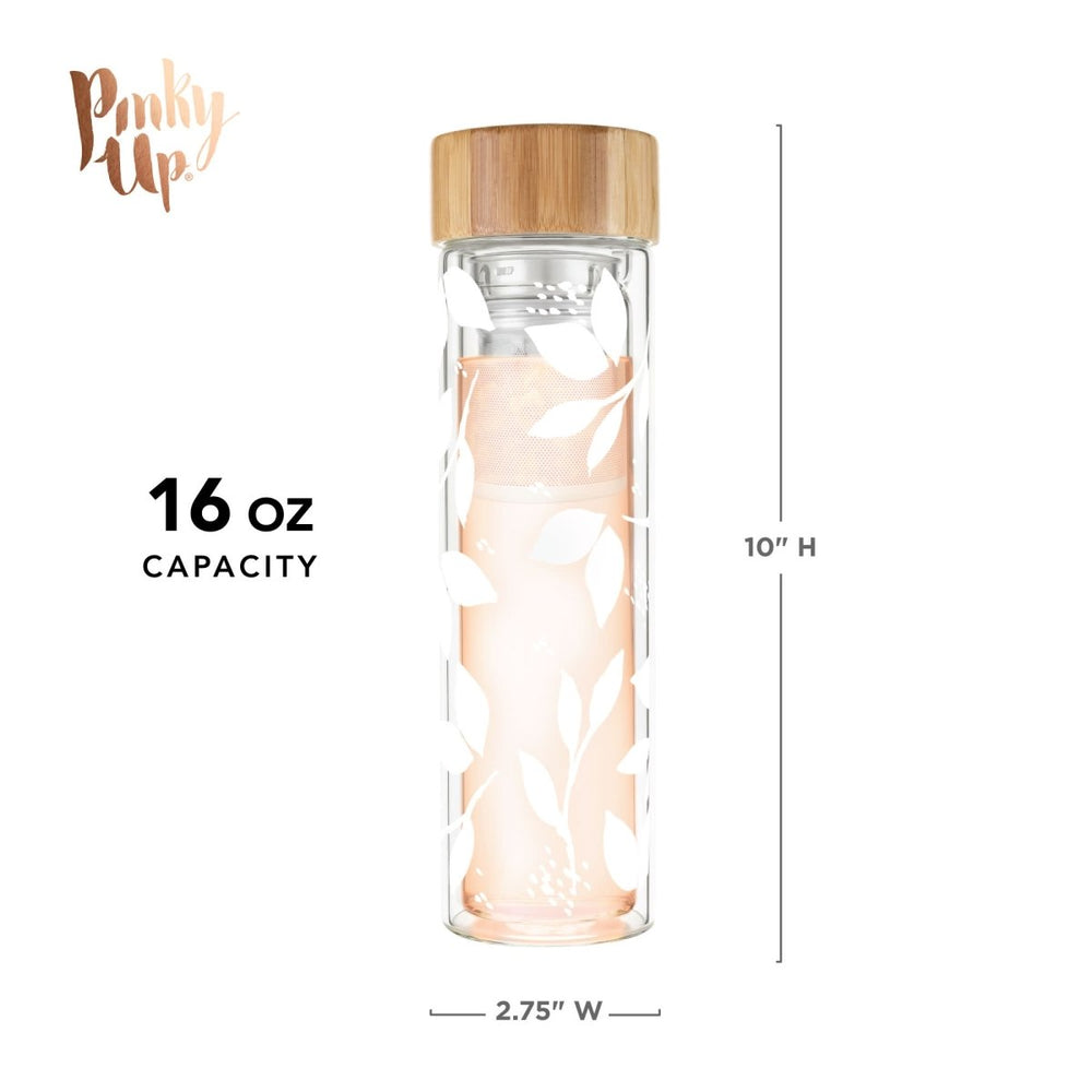 
                      
                        Pinky Up Blair™ Bee Glass Travel Infuser Mug - lily & onyx
                      
                    