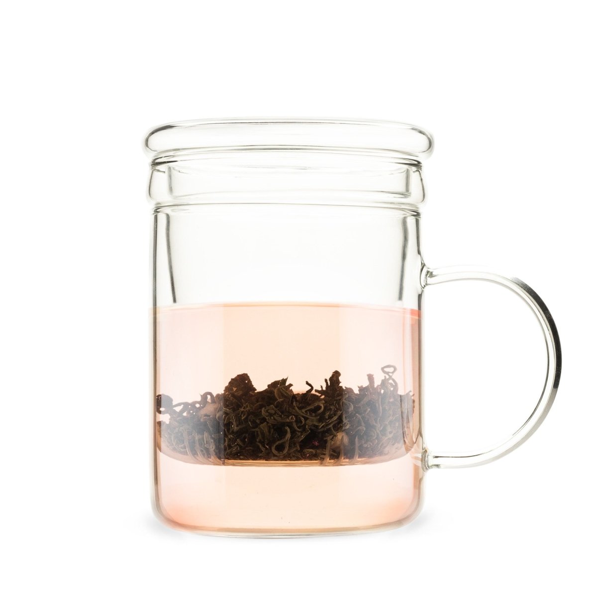 Pinky Up Blake™ Glass Tea Infuser Mug - lily & onyx