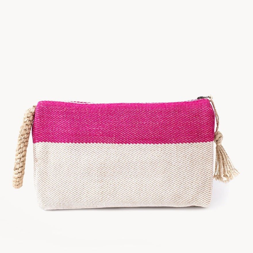 KORISSA Block A Clutch, Pink - lily & onyx