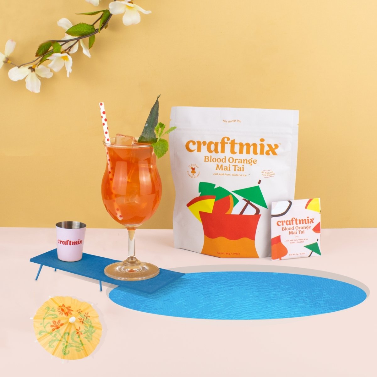 Craftmix Blood Orange Mai Tai, 24 Pack - lily & onyx