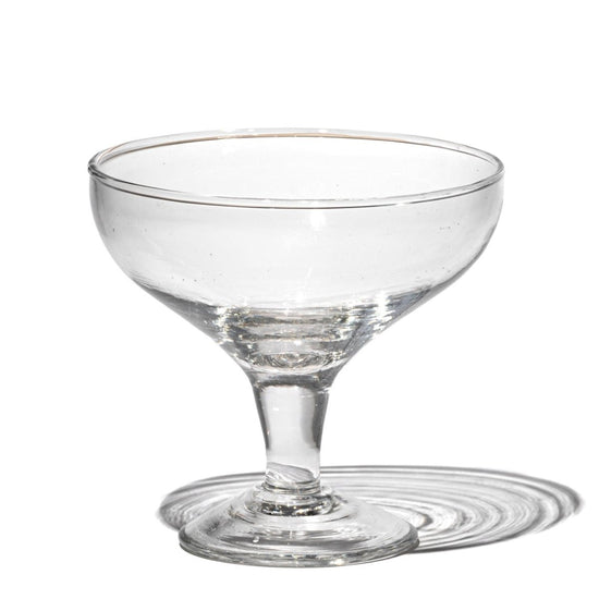 puebco Blown Glass Dessert Cup, Round - lily & onyx