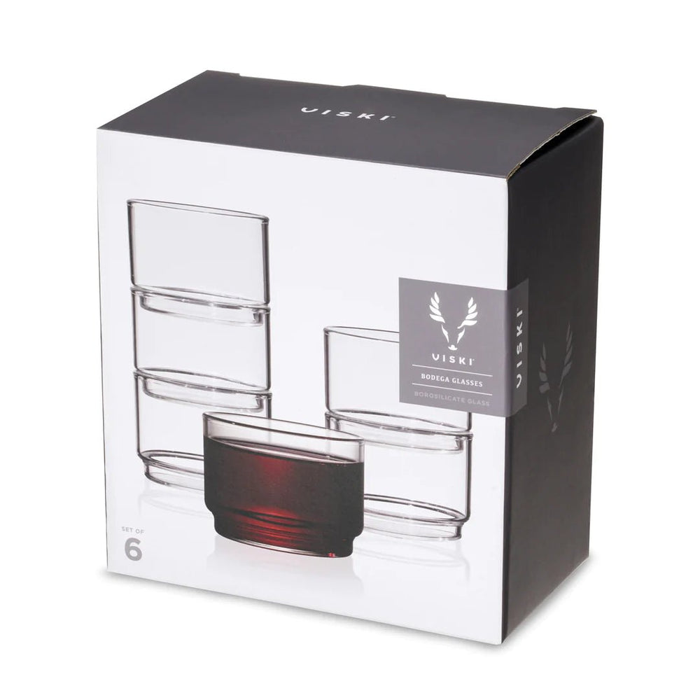 
                      
                        Viski Bodega Glasses, Set of 6 - lily & onyx
                      
                    