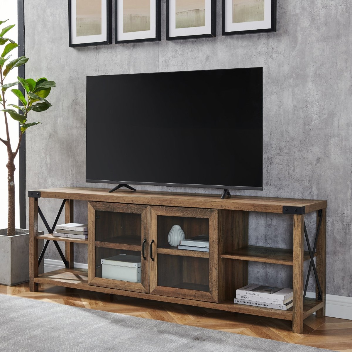 Walker Edison Brandon TV Stand - lily & onyx