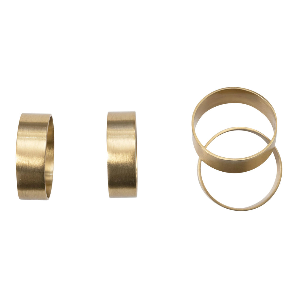 
                      
                        Bloomingville Brass Napkin Rings, Set of 4 - lily & onyx
                      
                    