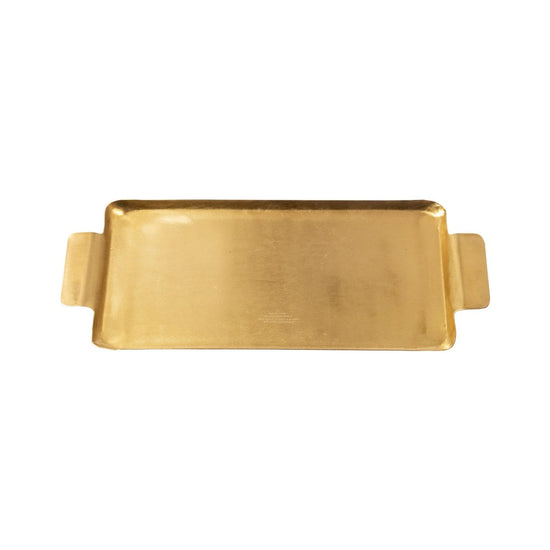 puebco Brass Rectangle Tray - lily & onyx