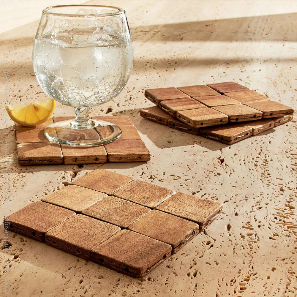 texxture Bremen™ Coasters, Set of 4 - lily & onyx