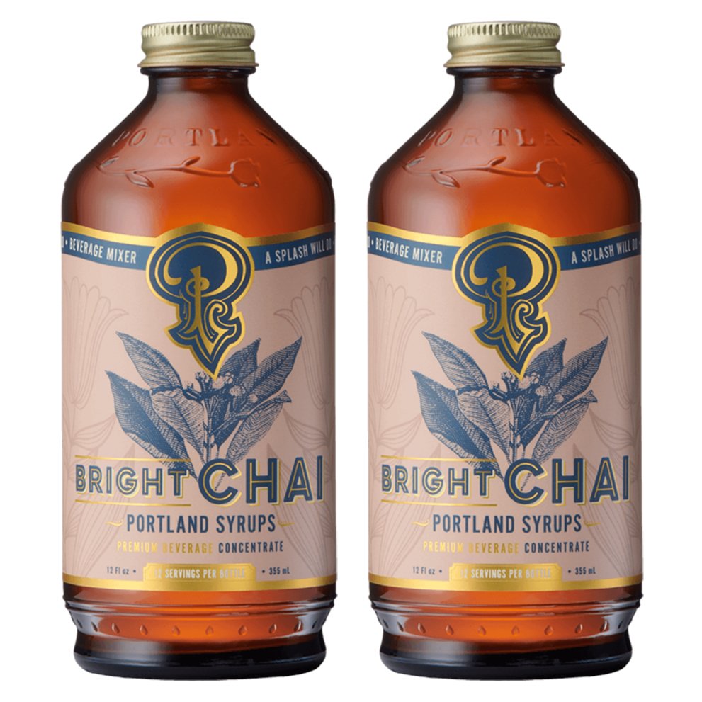 Load image into Gallery viewer, Portland Syrups Bright Chai Syrup, 2 Pack - lily &amp;amp; onyx

