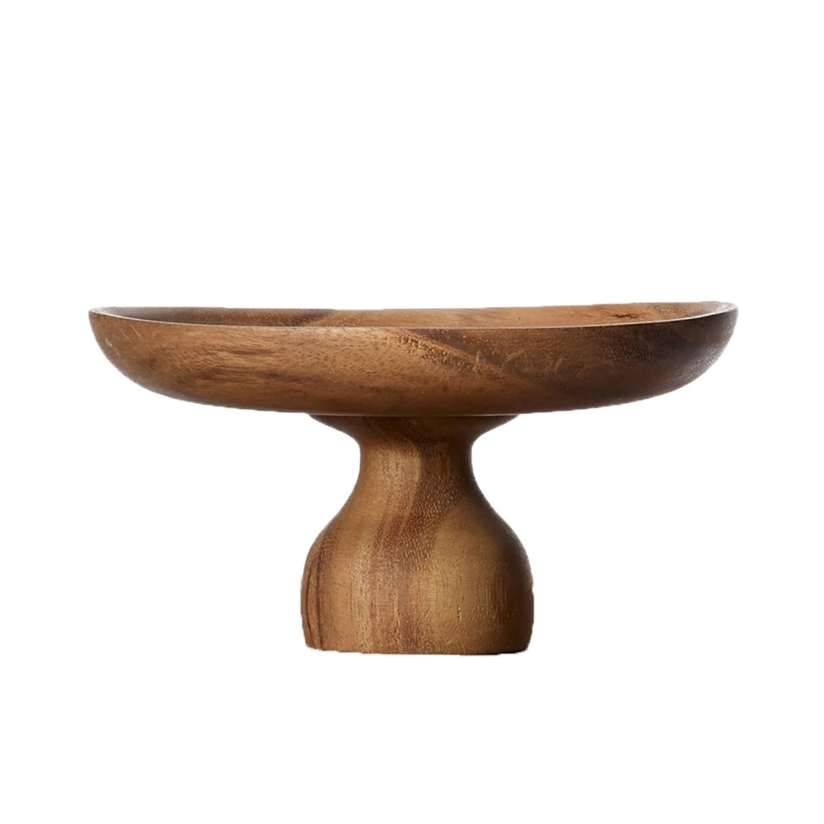 texxture Brindisi Suar Wood Pedestal Tray - lily & onyx