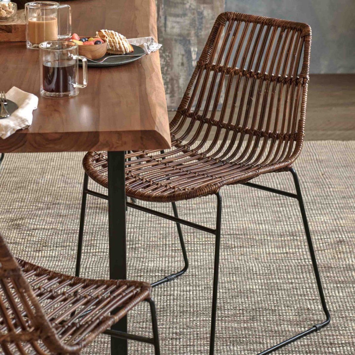 texxture Brisbane Rattan Dining Chair - lily & onyx