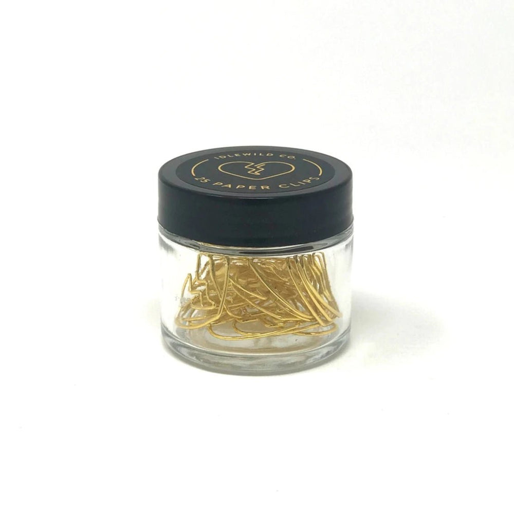 
                      
                        Idlewild Co. Broken Heart Gold Plated Paper Clips, 25 Count - lily & onyx
                      
                    