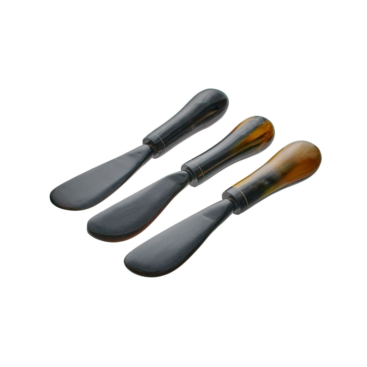 texxture Brookby™ Water Buffalo Horn Cheese Spreaders, Set of 3 - lily & onyx
