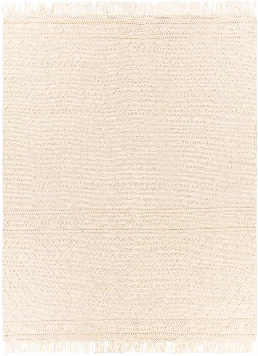 Hauteloom Brothers Beige Wool & Cotton Rug - lily & onyx