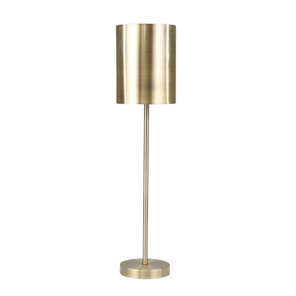 Sagebrook Home Brushed Gold Metal Table Lamp, 30"H - lily & onyx