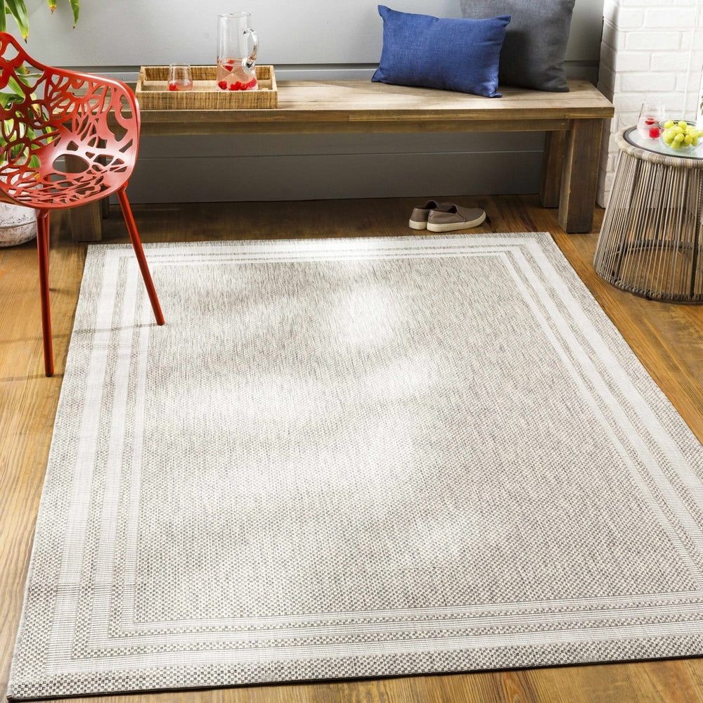 Hauteloom Burradoo Bordered Beige Rug - lily & onyx