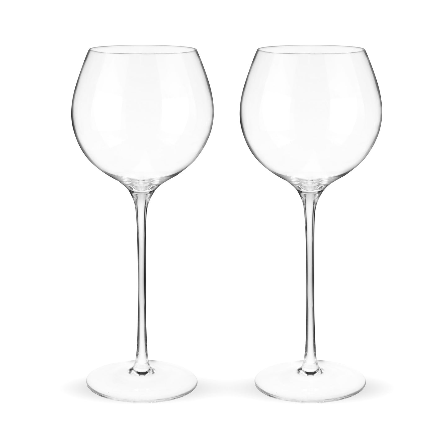 Twine Linger Crystal White Wine Glass, Set of 2 - lily & onyx
