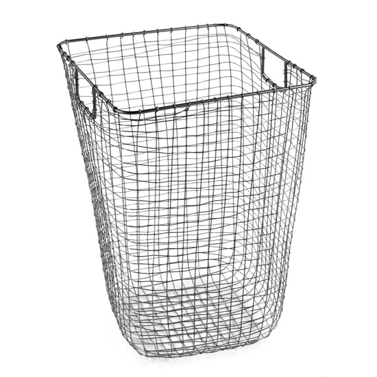 Load image into Gallery viewer, texxture Cabo™ Wire Hamper - lily &amp;amp; onyx
