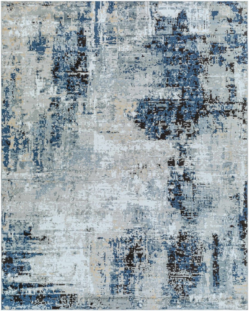 
                      
                        Hauteloom Campsall Gray & Blue Abstract Area Rug - lily & onyx
                      
                    