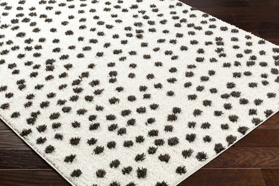 Load image into Gallery viewer, Hauteloom Cansu Black &amp;amp; White Area Rug - lily &amp;amp; onyx
