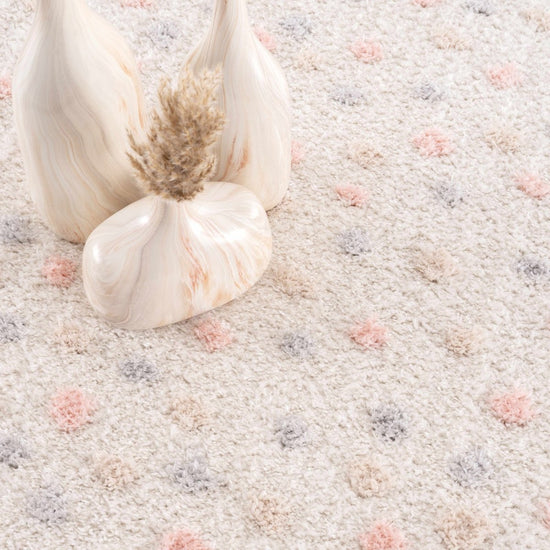 Hauteloom Cansu Pink & Cream Area Rug - lily & onyx