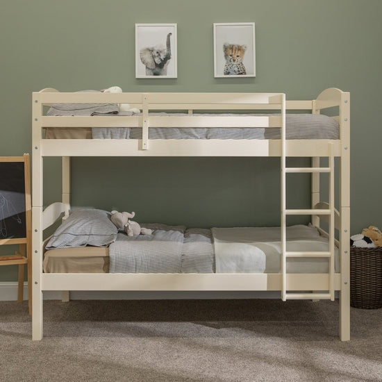 Walker Edison Carolina Transitional Solid Wood Twin-over-Twin Bunk Bed - lily & onyx