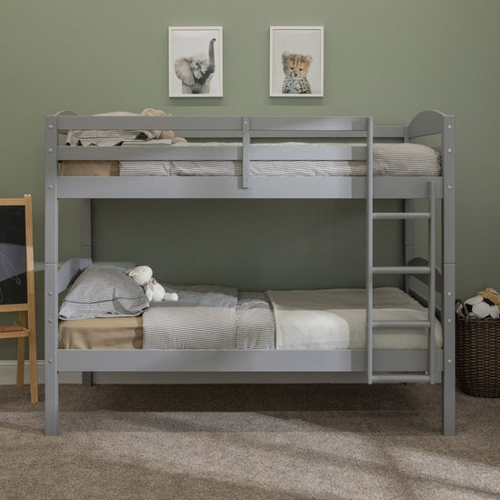 Walker Edison Carolina Transitional Solid Wood Twin-over-Twin Bunk Bed - lily & onyx