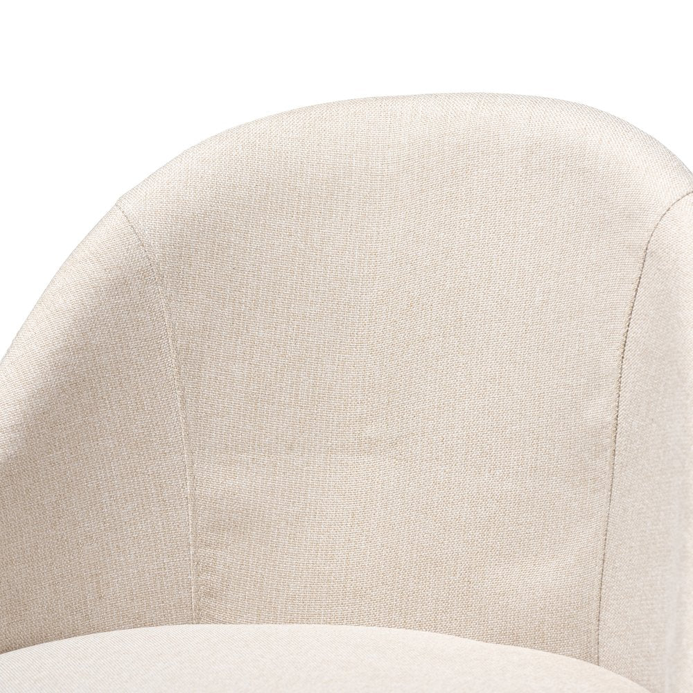 
                      
                        Baxton Studio Carra Mid-Century Modern Fabric Upholstered Walnut-Finished Wood Swivel Counter Stool (Set of 2) - lily & onyx
                      
                    