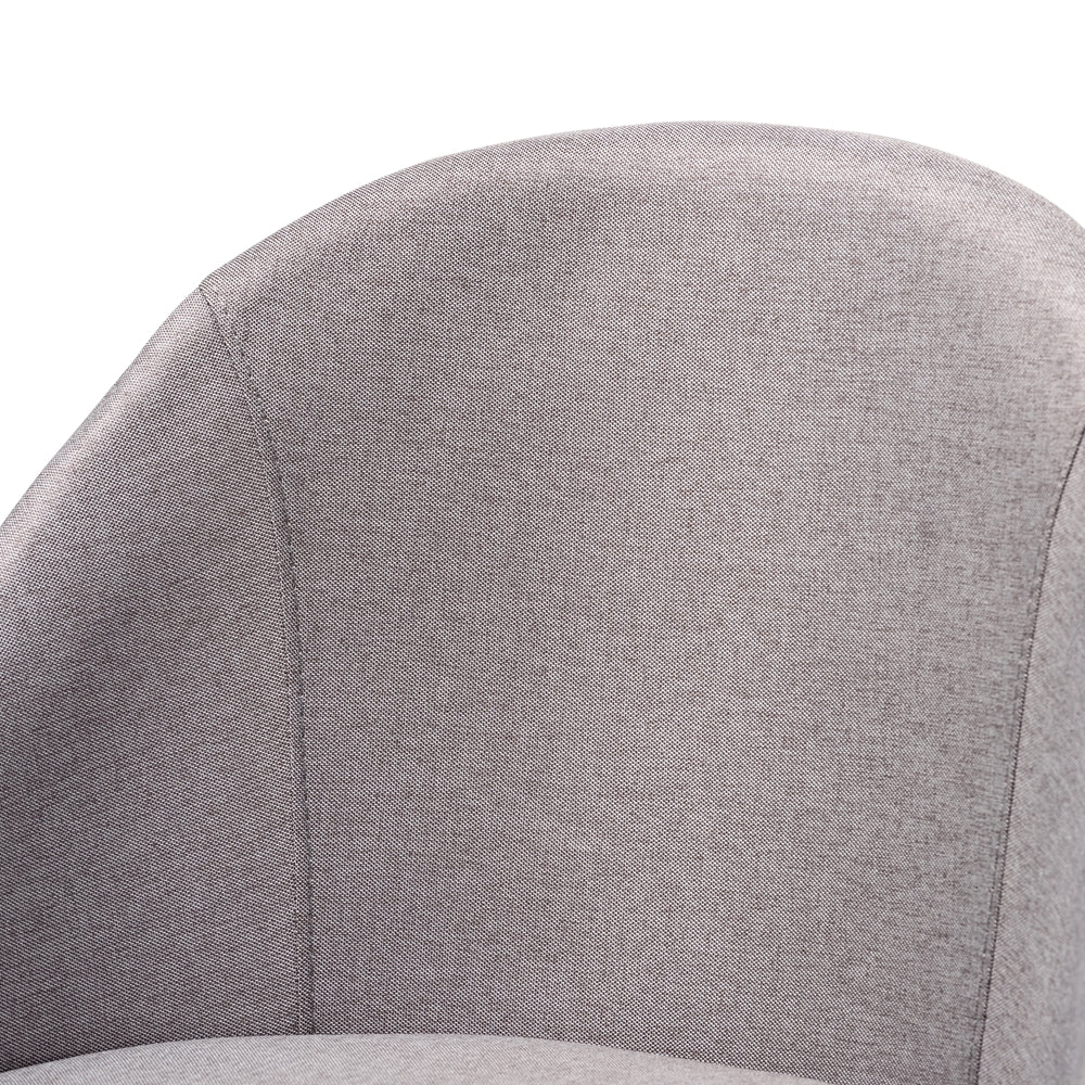 
                      
                        Baxton Studio Carra Mid-Century Modern Fabric Upholstered Walnut-Finished Wood Swivel Counter Stool (Set of 2) - lily & onyx
                      
                    
