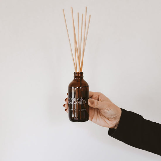 Load image into Gallery viewer, Sweet Water Decor Cashmere and Vanilla Amber Reed Diffuser - lily &amp;amp; onyx
