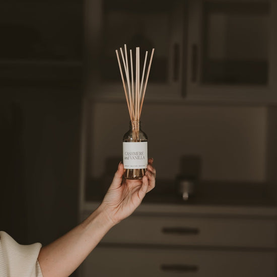 Sweet Water Decor Cashmere and Vanilla Clear Reed Diffuser - lily & onyx