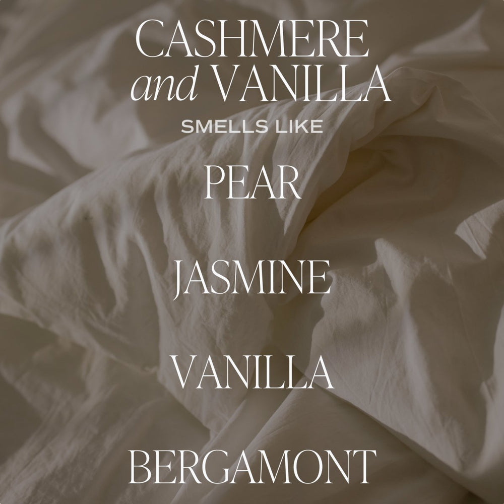 
                      
                        Sweet Water Decor Cashmere and Vanilla Soy Candle - Ribbed Glass Jar - 11 oz - lily & onyx
                      
                    