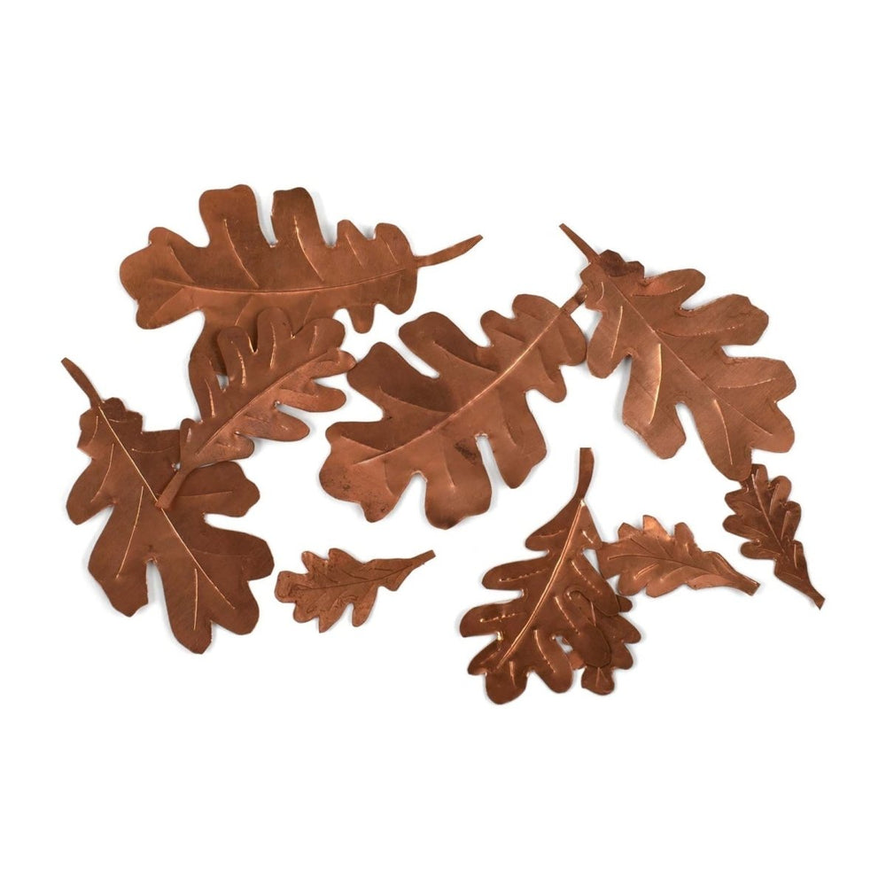 texxture Cassini™ Decorative Copper Leaves, Set of 10 - lily & onyx